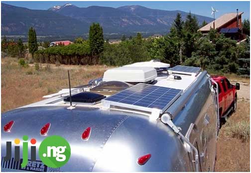  solar panels at a private house