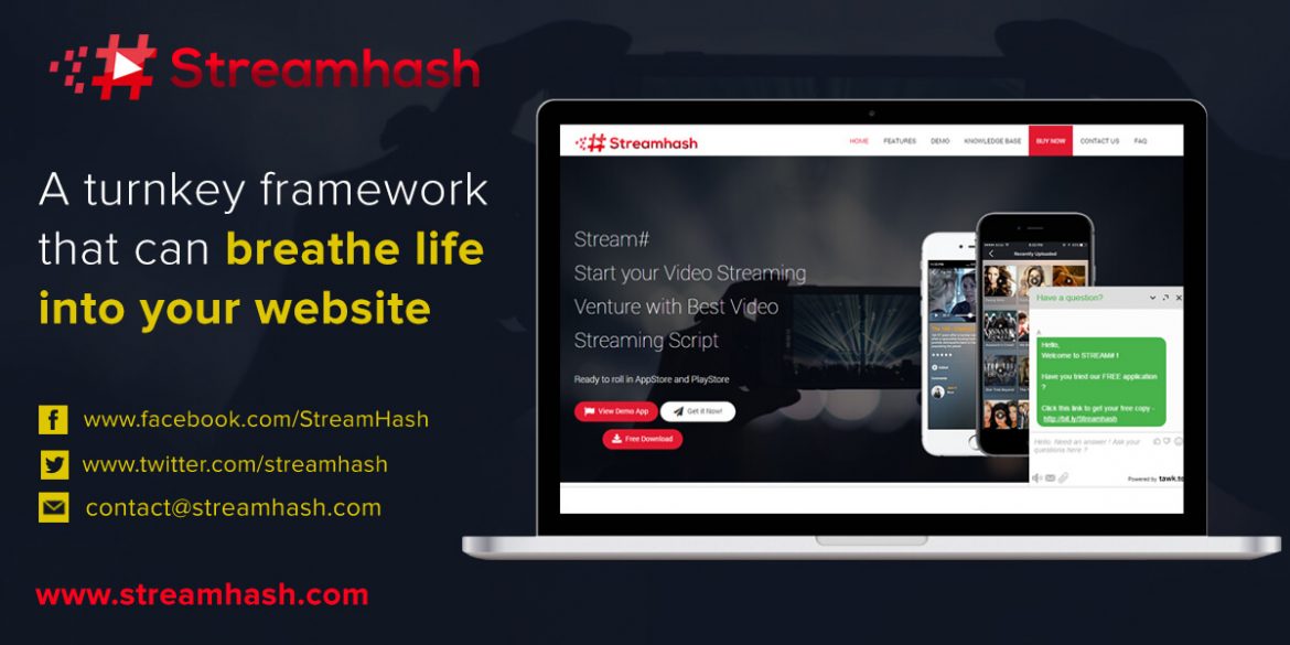 WhiteLabel video streaming website